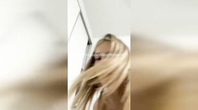 Naked step sis teases him then gets tied up and fucked both holes sold to his dealer