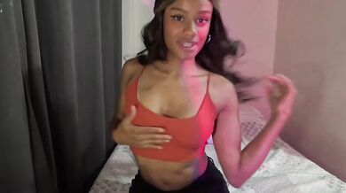 18 year old latina deep throats dildo until eyes water sloppy gagging