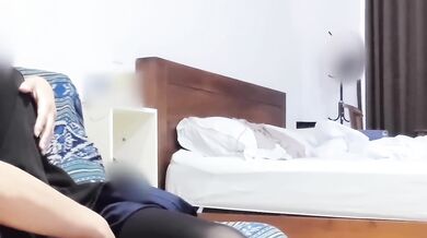 Sofa fucked college coed in schoolgirl cosplay dripping cum worship