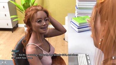 Futa angell boobs ruined in college lets play