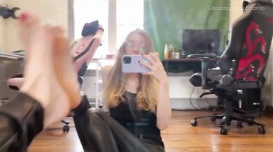 Blonde Femdom Soles Dominate Tease and Denial Dirty Talk