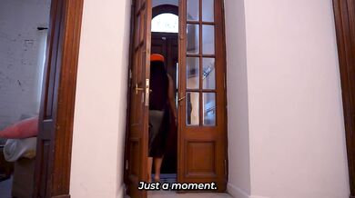 Who would have thought the delivery guy has such a big dick