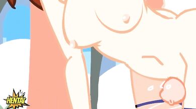 Step sis begs to get creampied by big dick hero academia cartoon