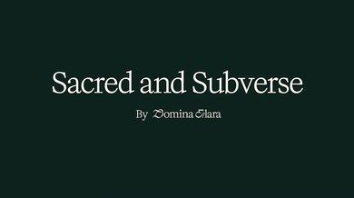 Sacred domination raw unlocked in the subverse
