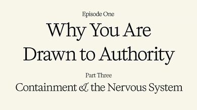 Sacred authority why are you drawn to it