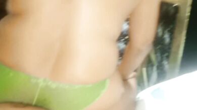 Wife out cheating on hubby with her MILF maid reverse cowgirl cumshot