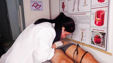 Nurse hard fucks patient in fake hospital