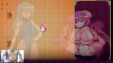 Futanari mage fucked raw by a busty succubus in lesbian hardcore gangbang