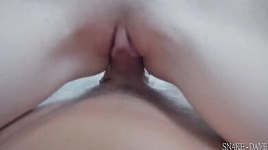 Roommate spreads legs lets me cum in her mouth deep throat blowjob session