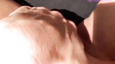 Wet pussy squirting and moaning until she cums hard like that