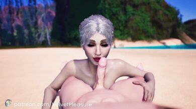 German blonde teen POV deepthroat wild hentai cumshot