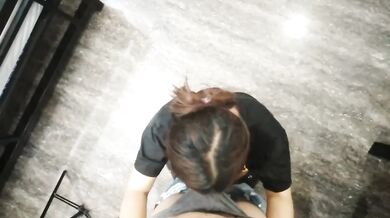 Filipina Girl Choked On Big Dick While Sippin Morning Coffee