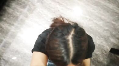 Filipina Girl Choked On Big Dick While Sippin Morning Coffee
