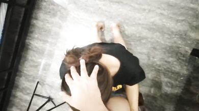 Filipina Girl Choked On Big Dick While Sippin Morning Coffee