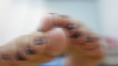 Stinky gym socks crushed under cum soaked feet worship the stench slave
