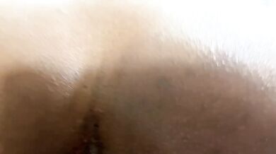 Ebony Milf morning binge gushes on huge cock reverse ride creampie squirt