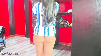 Step sis takes her first Brazilian on camera ruined by hard strokes