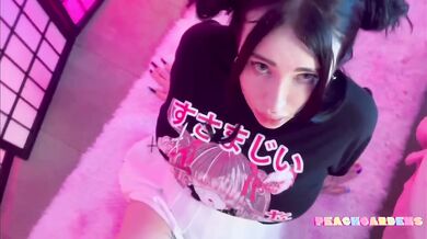 Amateur POV destroyed with big ass teen creampie
