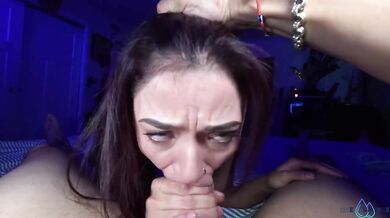 Thigh high stockings squirt ride creampie on thick dick deep throat mixed asian slut
