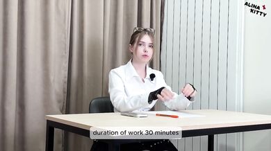 Cheating teen teacher catches her and gets A+ deep throat reward