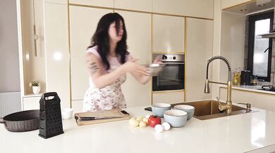 Cameraman destroyed both the busty food blogger and the femboy makeup artist raw bareback