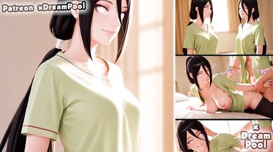 Big tits Hanabi Hyuga nurse gets throat fucked in Boruto hentai