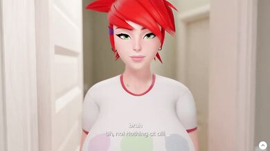 Kissed my landlady until her big ass jiggled and her big tits spilled out