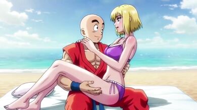 Krillin's Wife Gets Destroyed By Android 18 Rough Sex