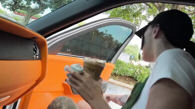 Step Sister Destroys Starbucks Bro Stopping With Perfect Tits And Tattoos