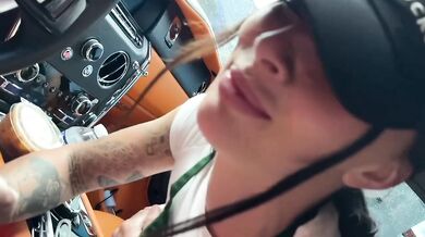 Step Sister Destroys Starbucks Bro Stopping With Perfect Tits And Tattoos