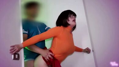 Velma Dinkley gets ruined at halloween strokefest big butts bbc creampie