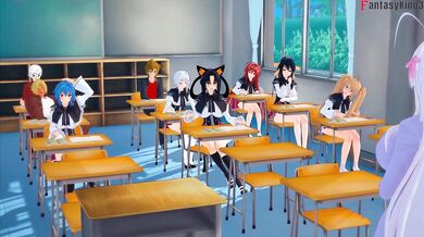 Rias Gremory s Gushing Pussy Almost Caught in HS DXD NTR Madness POV