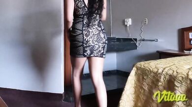 Latina gets ass fucked while getting dressed real couple POV big ass latina