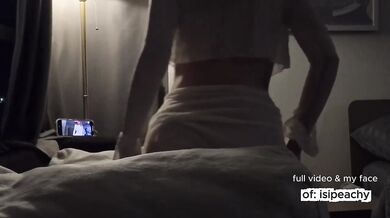 Horny solo girl's wet pleasure moments intense cumshot
