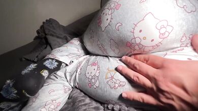 My stepdaughter in tight pajamas gets destroyed raw