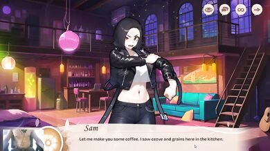 Goth BBW gets stuffed by BBC while sipping coffee