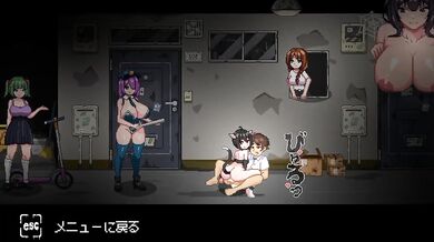 Trapped in a pixel hentai mansion Gushing creampie ecchi ride