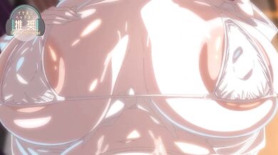 Cinderella’s oily titfuck in victory goddess anime gets raw squirted deep inside huge tits