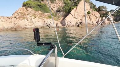 Wild boat sex with the captain where a teensy latina gets fucked in the sea