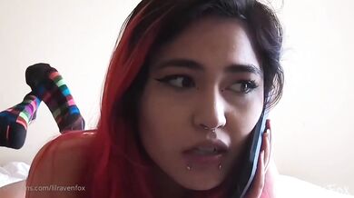 Alien slime creampie prob dildo fucked wet messy surprise impregnation