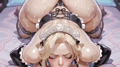 Horny Maid Gets Fisted By Her Big Dick Boss