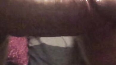 My stepsister deep throats my big cock and gobbles every last drop