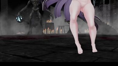 Ah yeah MMD booba jiggle and naked dance hentai elf vtuber