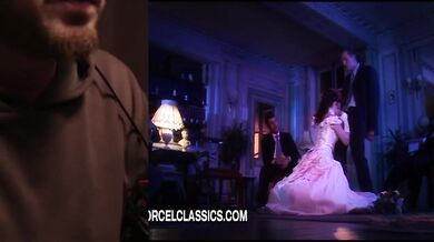 Newlywed cuckold throws HUGE gangbang party for his cheating wife rough cocksucking and ass to mouth action