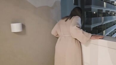My wife gets destroyed listening to next door neighbors loud fucking