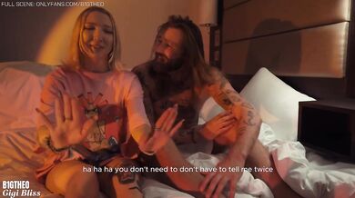 Behind the scenes raw consent talk pre scene with Gigi Bliss reality blowjob