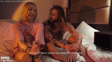 Behind the scenes raw consent talk pre scene with Gigi Bliss reality blowjob