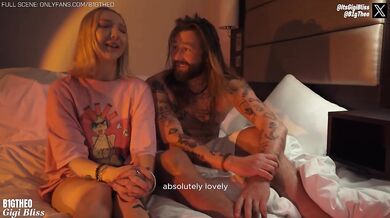 Behind the scenes raw consent talk pre scene with Gigi Bliss reality blowjob