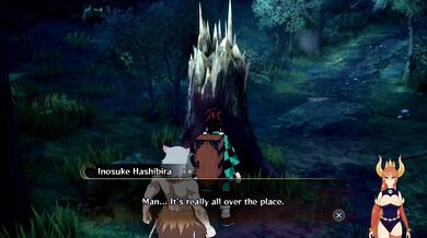 Demon Slayers big tits glasses albino vtuber guide choked raw