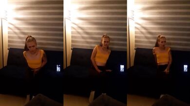 Lush Latino teen destroyed by vibrating toy schoolgirl orgasm